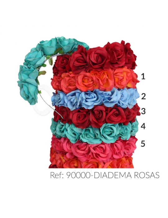 Diadema de rosas