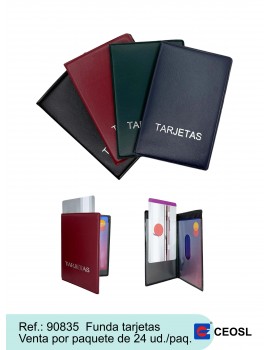 Funda tarjetas
