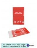 Funda tarjeta mate simple