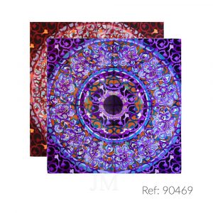 Pañuelo de seda estampado