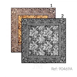 Pañuelo de seda estampado