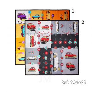 Pañuelo de seda estampado