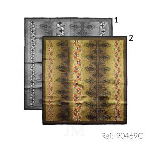 Pañuelo de seda estampado