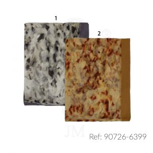 Fular de seda estampado