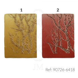 Fular de seda estampado degradé