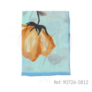 Fular de seda estampado