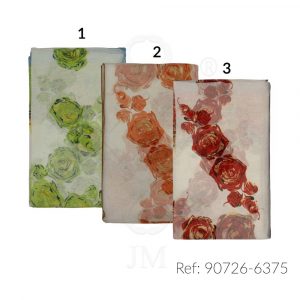 Fular de seda estampado