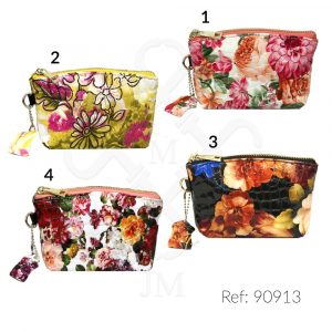 Monedero-neceser de piel