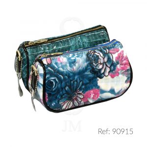 Monedero-Neceser de piel