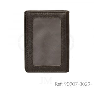 Tarjetero de piel