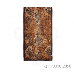 Fular estampado de seda