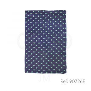 Fular con lunares de seda