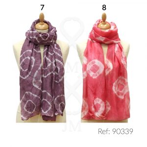 Fular marca de agua de seda