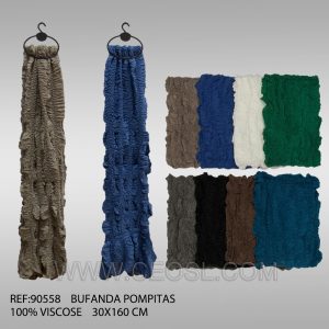 Bufanda pompitas