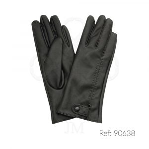 Guante polipiel de mujer táctil