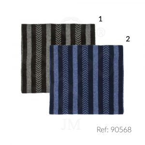 Bufanda con rayas y espigas