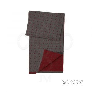 Bufanda de lana con estrellas