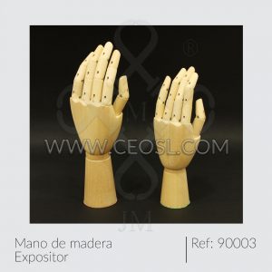 Mano madera articulada