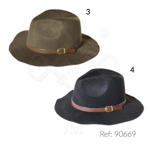 Sombrero con hebilla