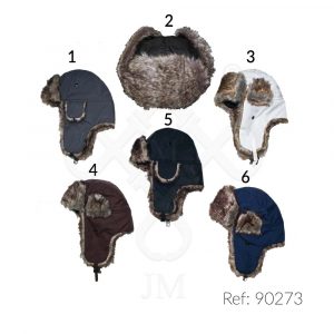 Gorro de piel sintética