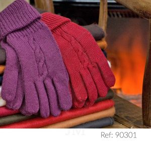 Guante de punto
