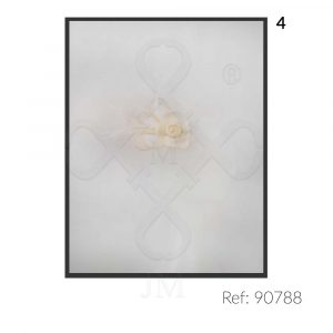 Tocado de lino y pluma